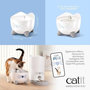 Voir la diapositive 6 : MARKET24 CAT IT Fontaine a eau automatique pour chat - 2,5 L - Bleu