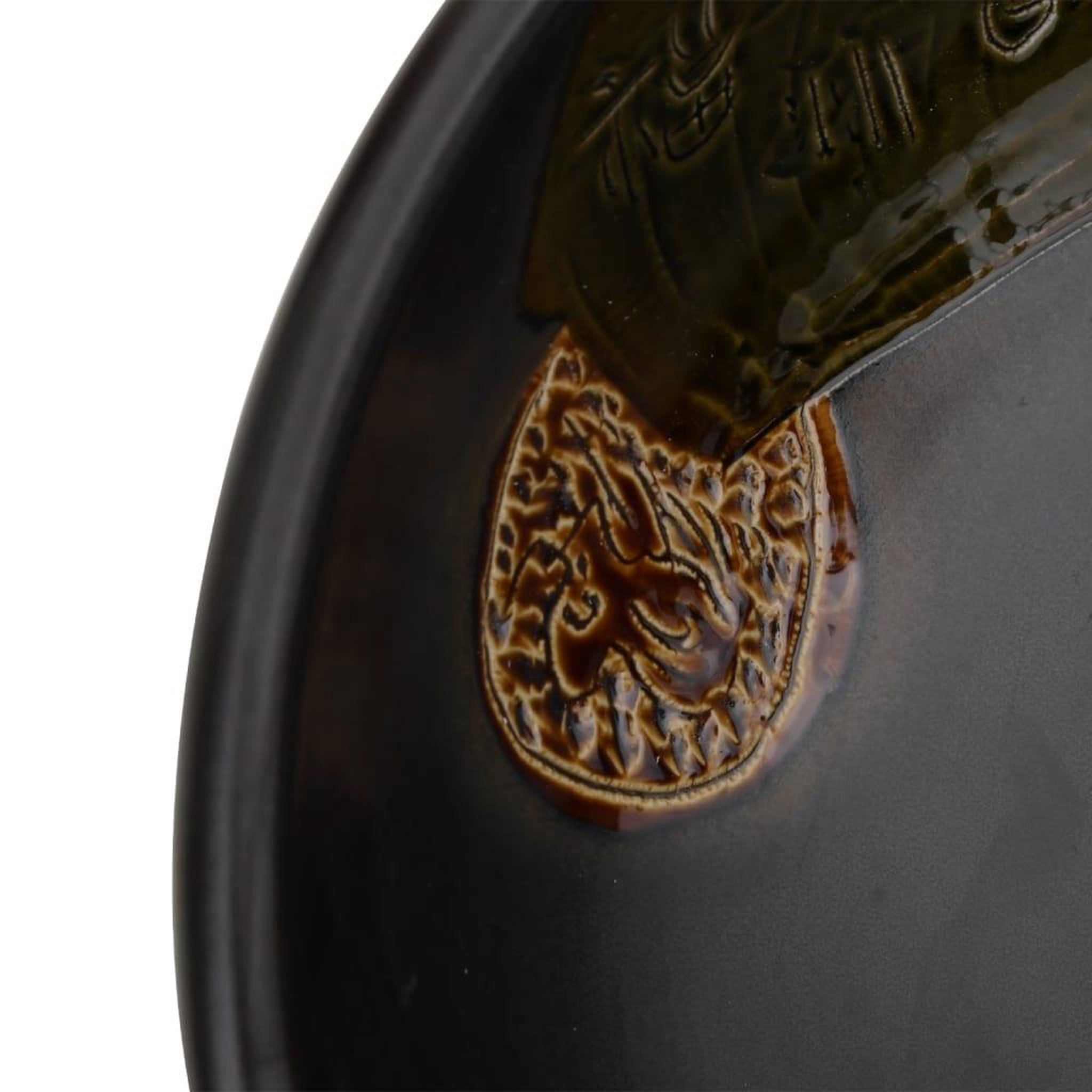 Voir la diapositive 5 : VIDAXL Vasque a poser noir rond Φ41x14 cm ceramique