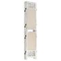 Voir la diapositive 3 : VIDAXL Cloison de separation 6 panneaux Creme 210x165 cm Tissu