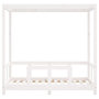 Voir la diapositive 4 : VIDAXL Cadre de lit pour enfant blanc 70x140 cm bois de pin massif