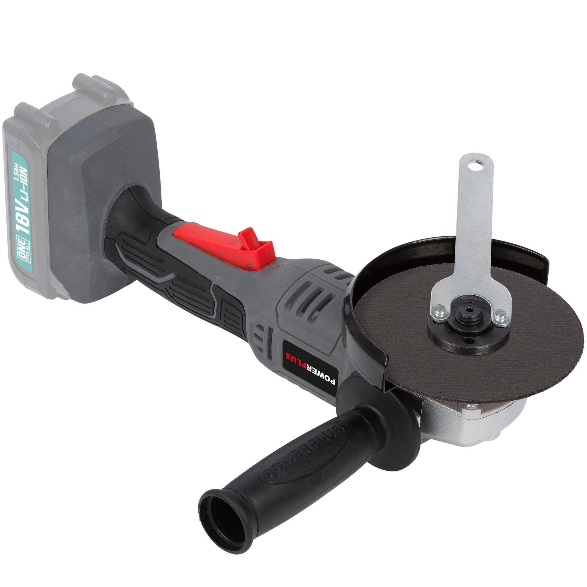 Voir la diapositive 4 : POWERPLUS Meuleuse 115 mm 18v  sans batterie