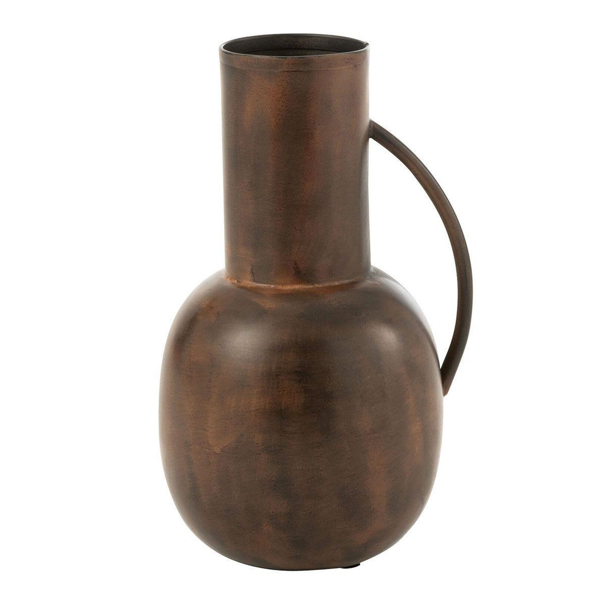 Voir la diapositive 1 : J-LINE Vase Design en Métal  Sparta  26cm Bronze