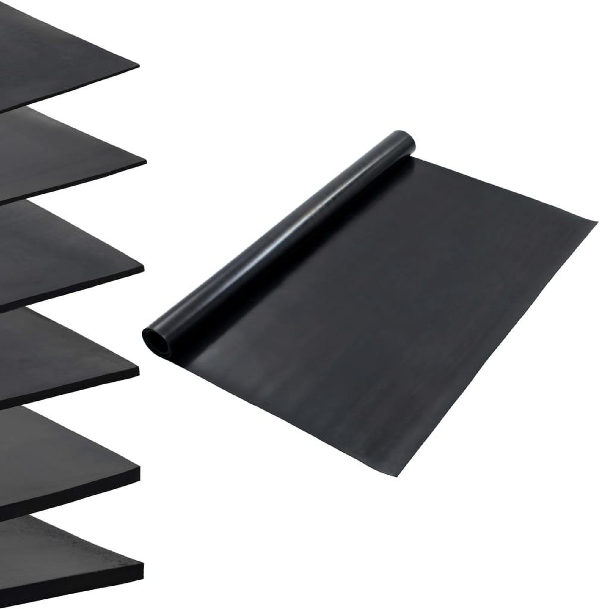 Voir la diapositive 1 : VIDAXL Tapis en caoutchouc antiderapant 1,2x2 m 2 mm Lisse