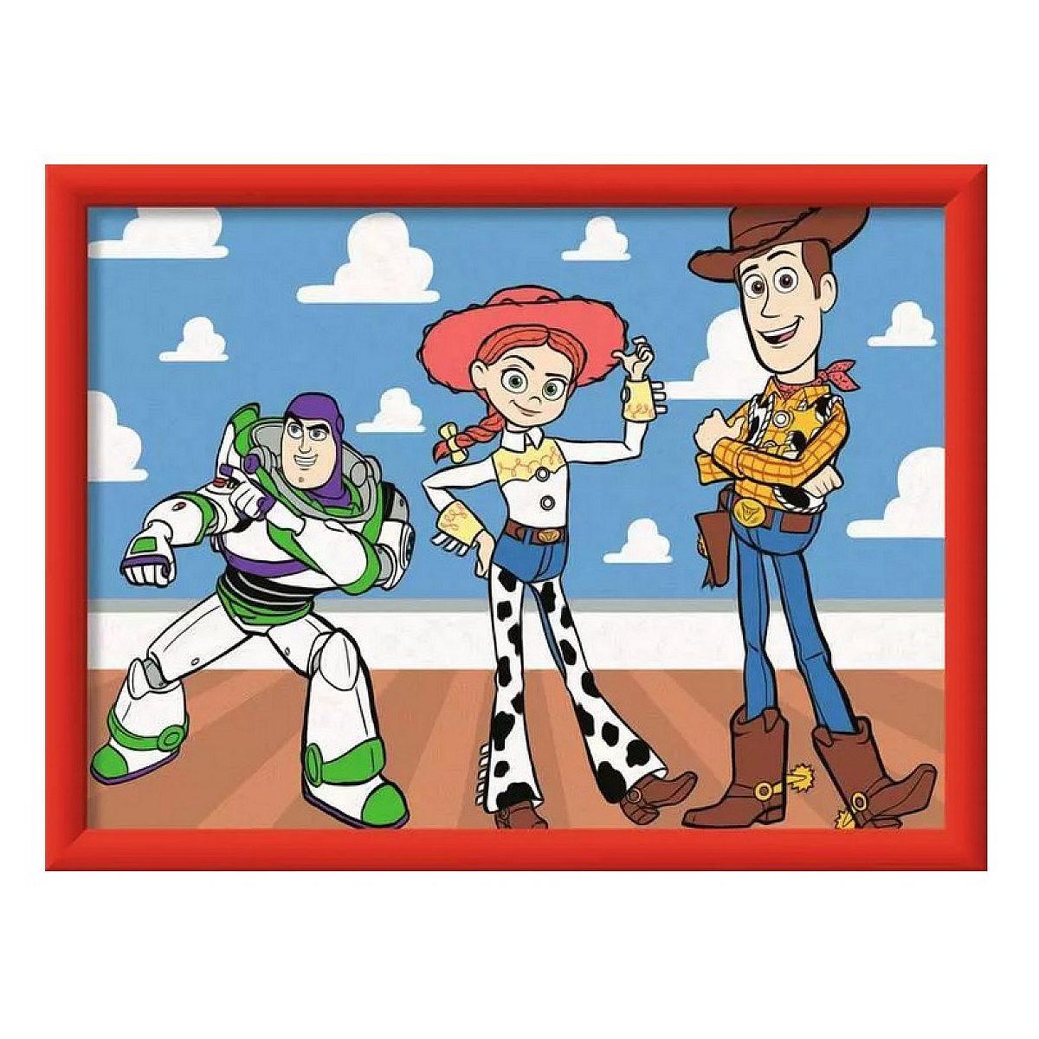 RAVENSBURGER Ravensburger – creart kids 18x24cm – numéro d'art – toy story – kit de peinture par numéros – des 9 ans – 12023347