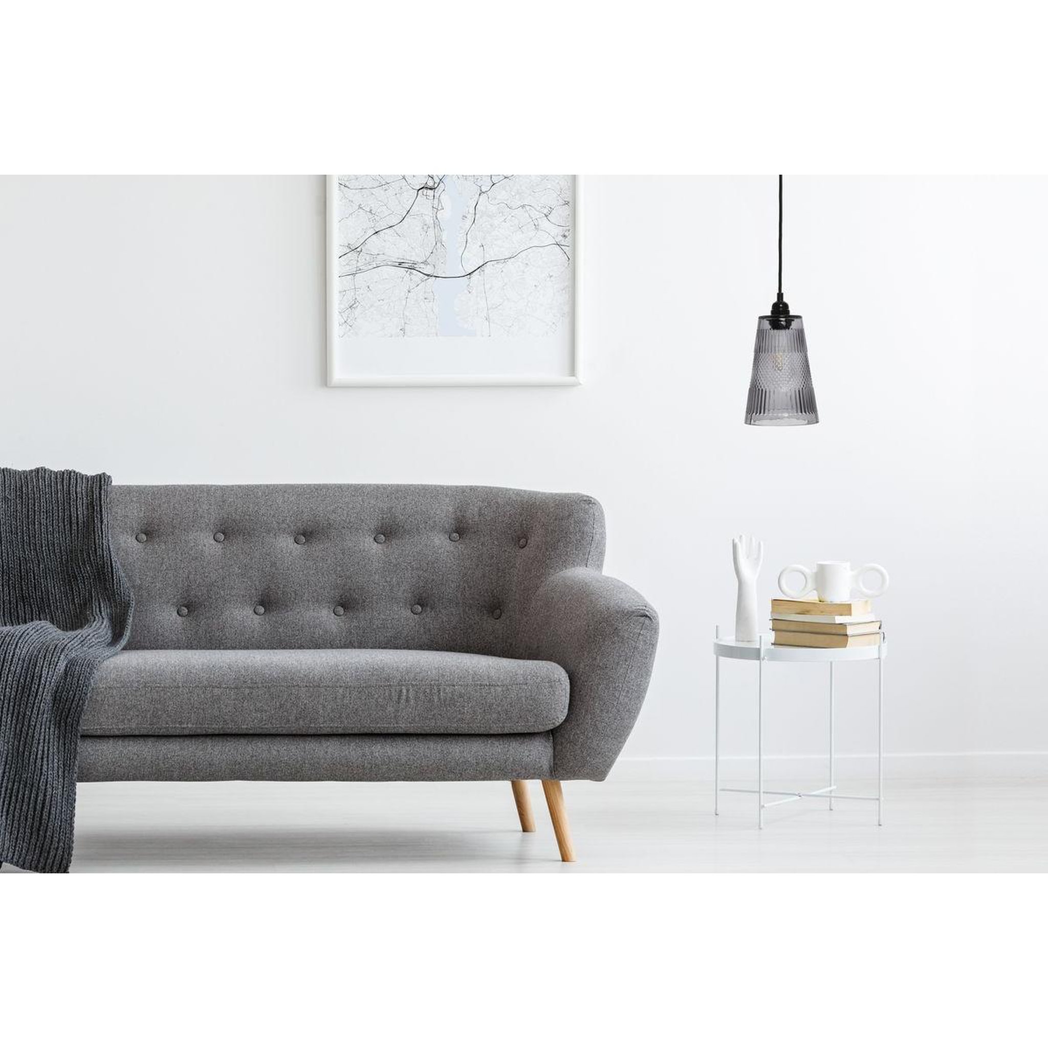Voir la diapositive 2 : Paris Prix Lampe suspension design  palum  14cm gris