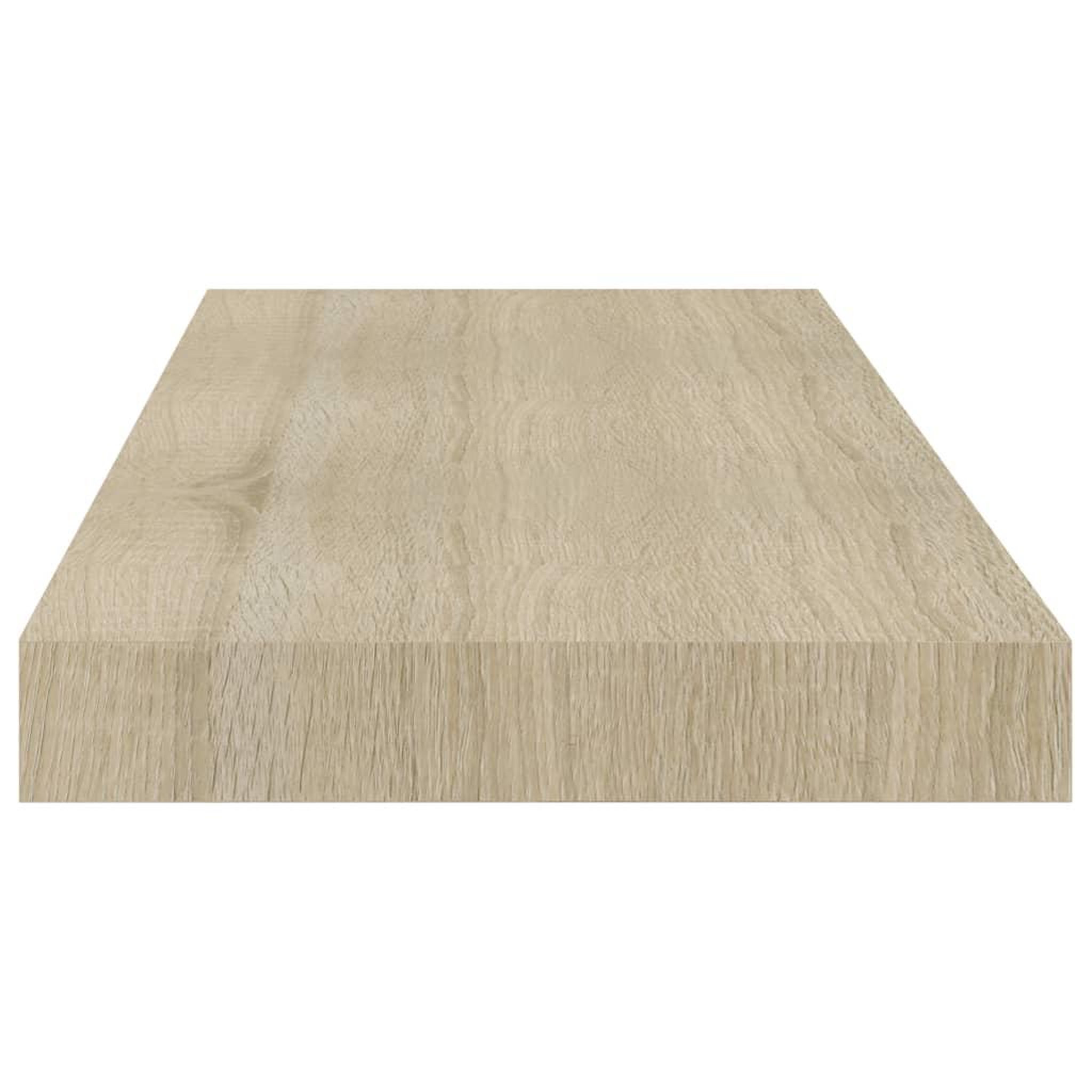 Voir la diapositive 5 : VIDAXL Etageres murales flottantes 4 pcs chene 60x23,5x3,8 cm MDF