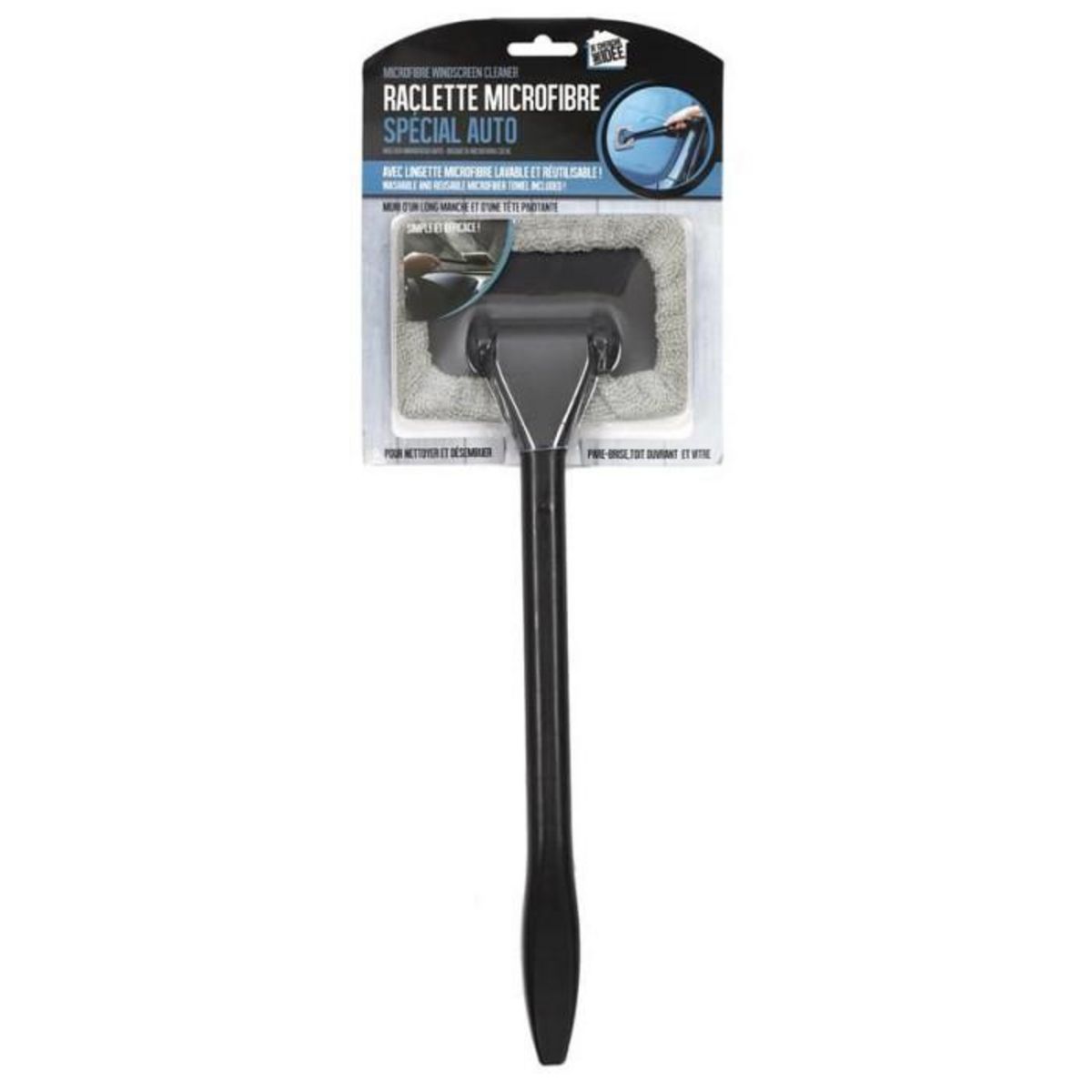 Paris Prix Raclette Microfibre  Spécial Auto  39cm Noir