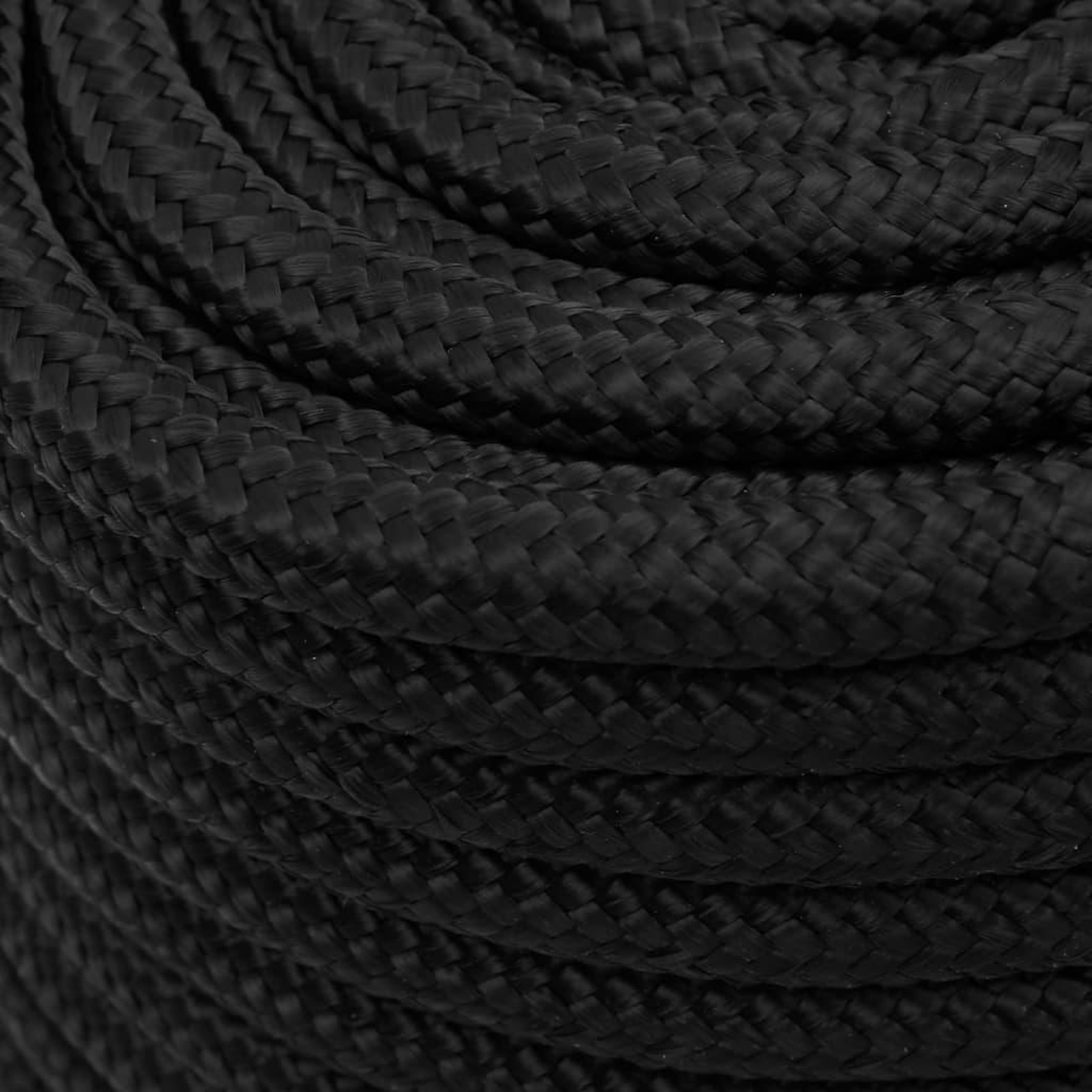 Voir la diapositive 4 : VIDAXL Corde de bateau Noir complet 16 mm 250 m polypropylene