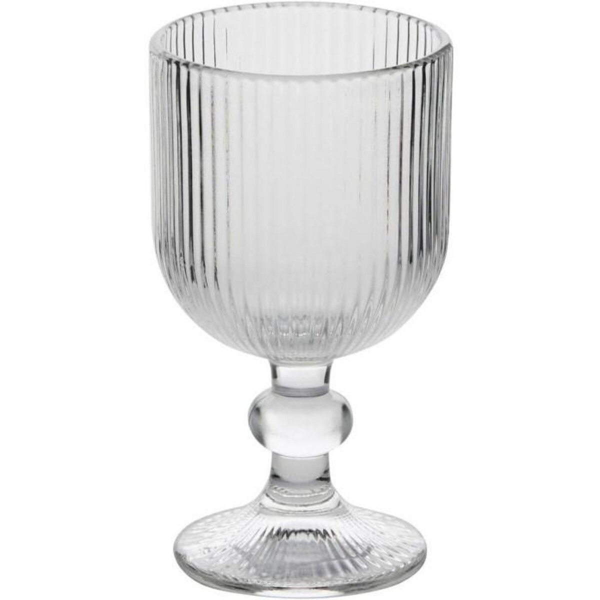 SECRET DE GOURMET Lot de 6 Verres à Vin Strie  Ema  25cl Transparent