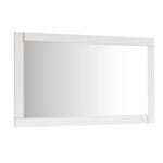 Miroir de séjour salle à manger design laqué brillant L180cm MILANO. Coloris disponibles : Blanc