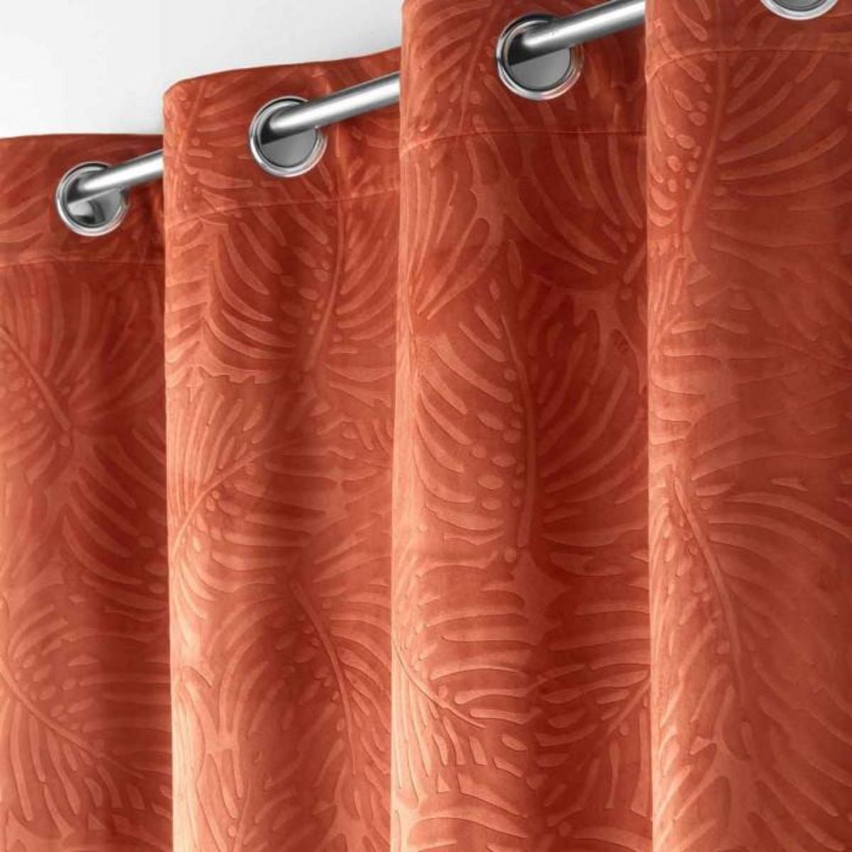 Paris Prix Rideau Occultant  Analia  140x240cm Terracotta