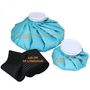 Voir la diapositive 3 : VIVEZEN Kit de 2 poches de glace réutilisables chaud-froid avec sangle pour toutes parties du corps