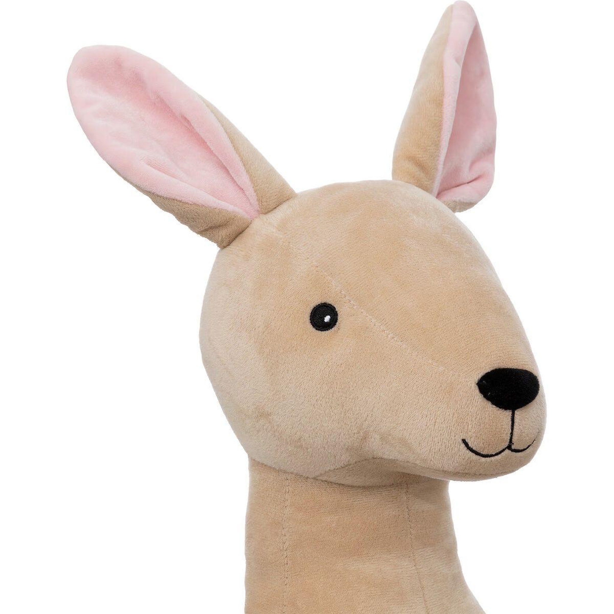Voir la diapositive 2 : Atmosphera Kids Peluche enfant kangourou xl  blake  63cm beige