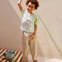 Voir la diapositive 6 : Petit Béguin Pantalon bébé en lin mélangé Moka