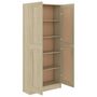 Voir la diapositive 5 : VIDAXL Bibliotheque Chene sonoma 82,5x30,5x185,5 cm Bois d'ingenierie