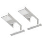 Voir la diapositive 3 : VIDAXL Spots vers le bas pour miroir 2 pcs 2 W Blanc froid