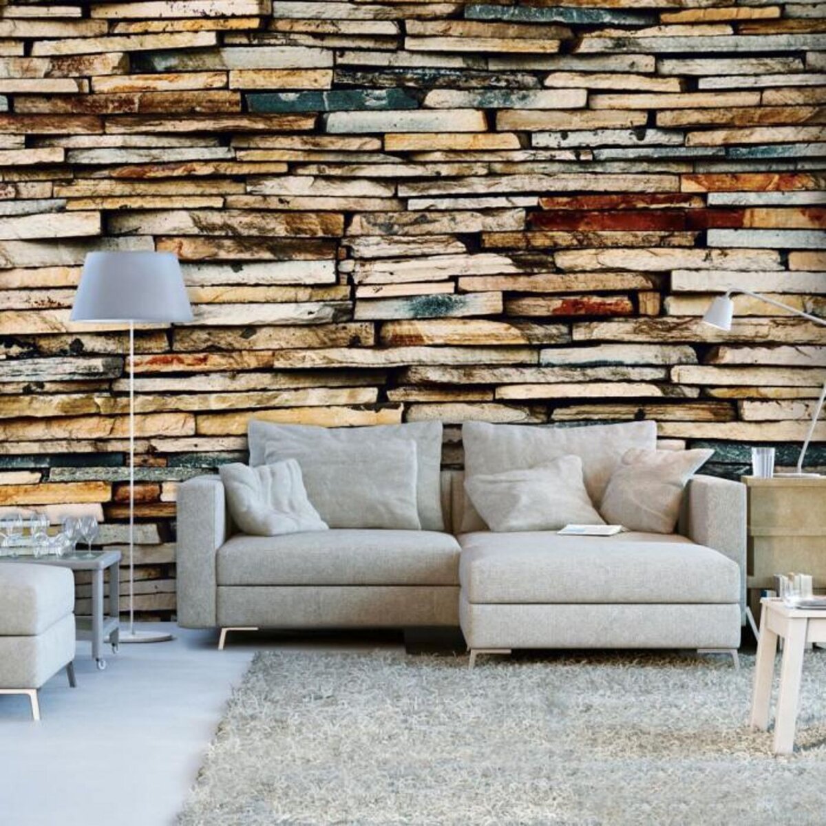 Paris Prix Papier Peint  Stony Harmony