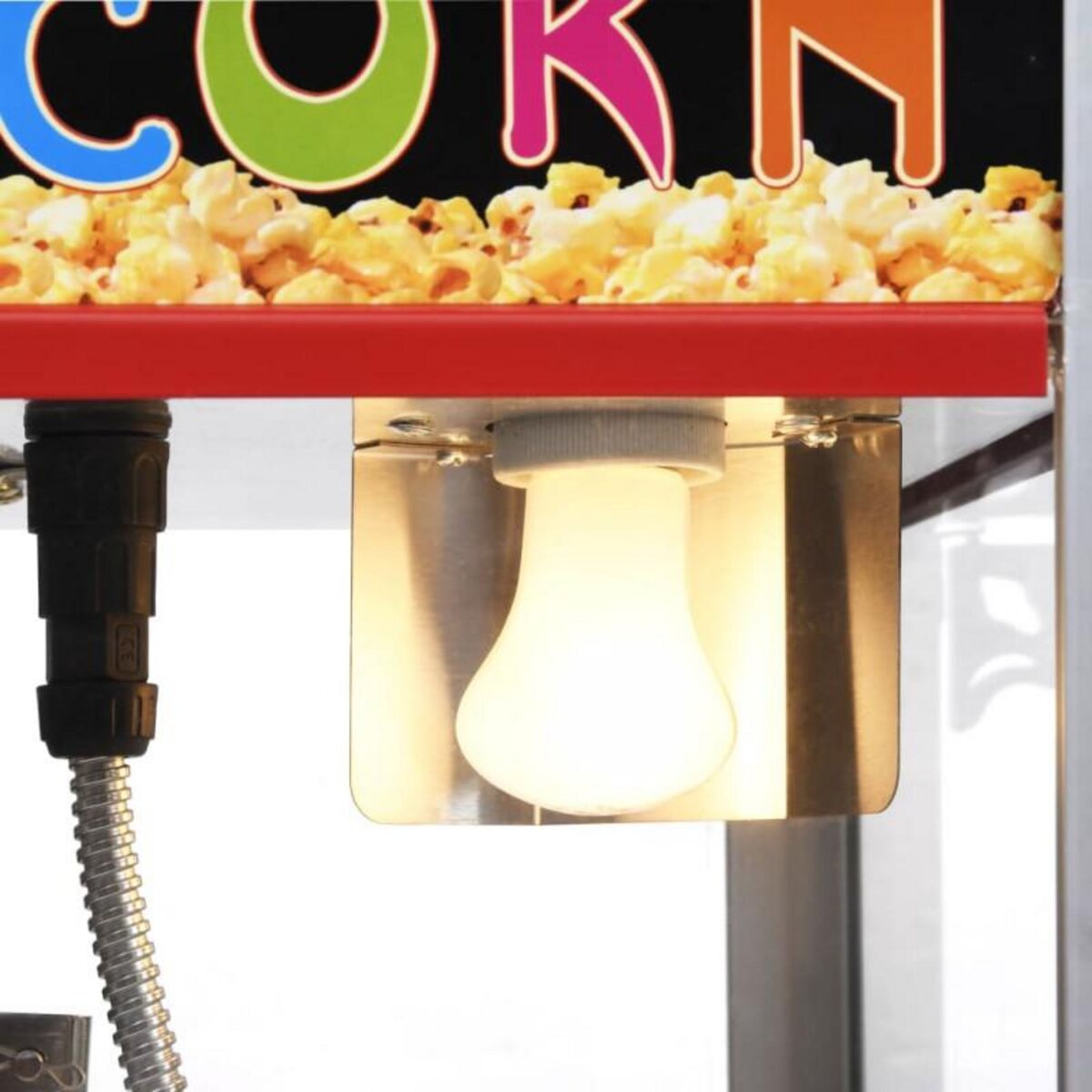 VIDAXL Machine à pop corn avec pot de cuisson en téflon 1400 W