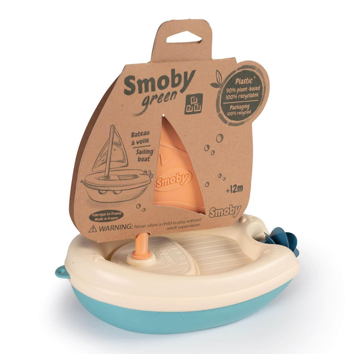 SMOBY Bateau à voile Smoby Green - Little Smoby