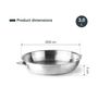 Voir la diapositive 2 : Lacor Poêle inox 28 cm - 56728