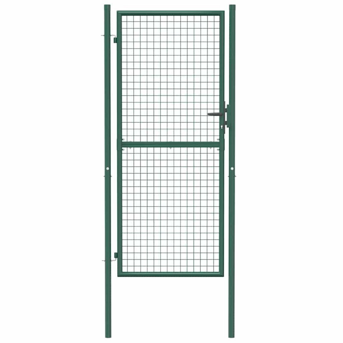 VIDAXL Portail de cloture acier 100x200 cm vert