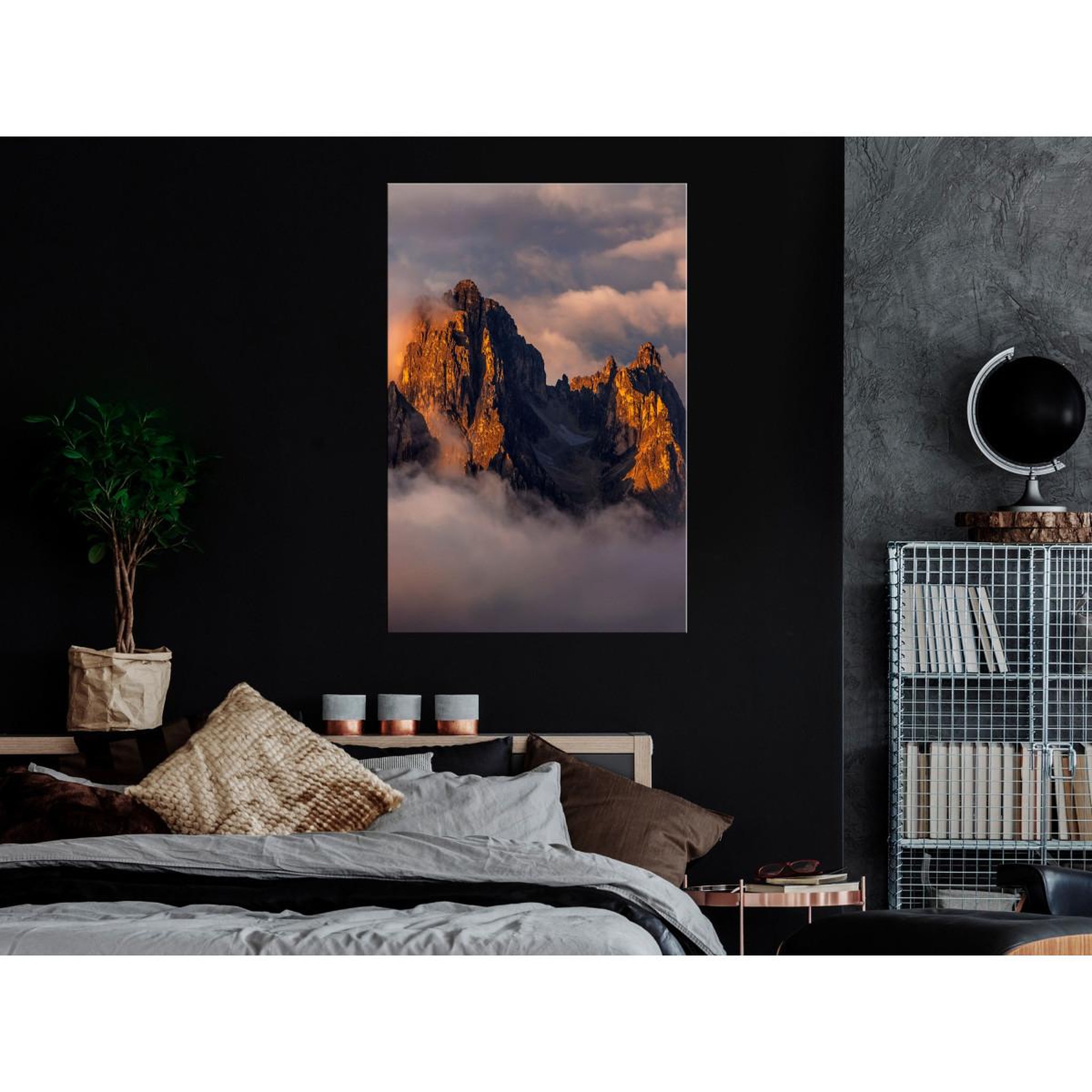 Voir la diapositive 2 : Paris Prix Tableau Imprimé  Mountains in the Clouds