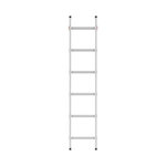 HAILO Echelle simple 6 échelons 1,7m/2,7m en alu professionnelle Hailo ProfiStep Uno