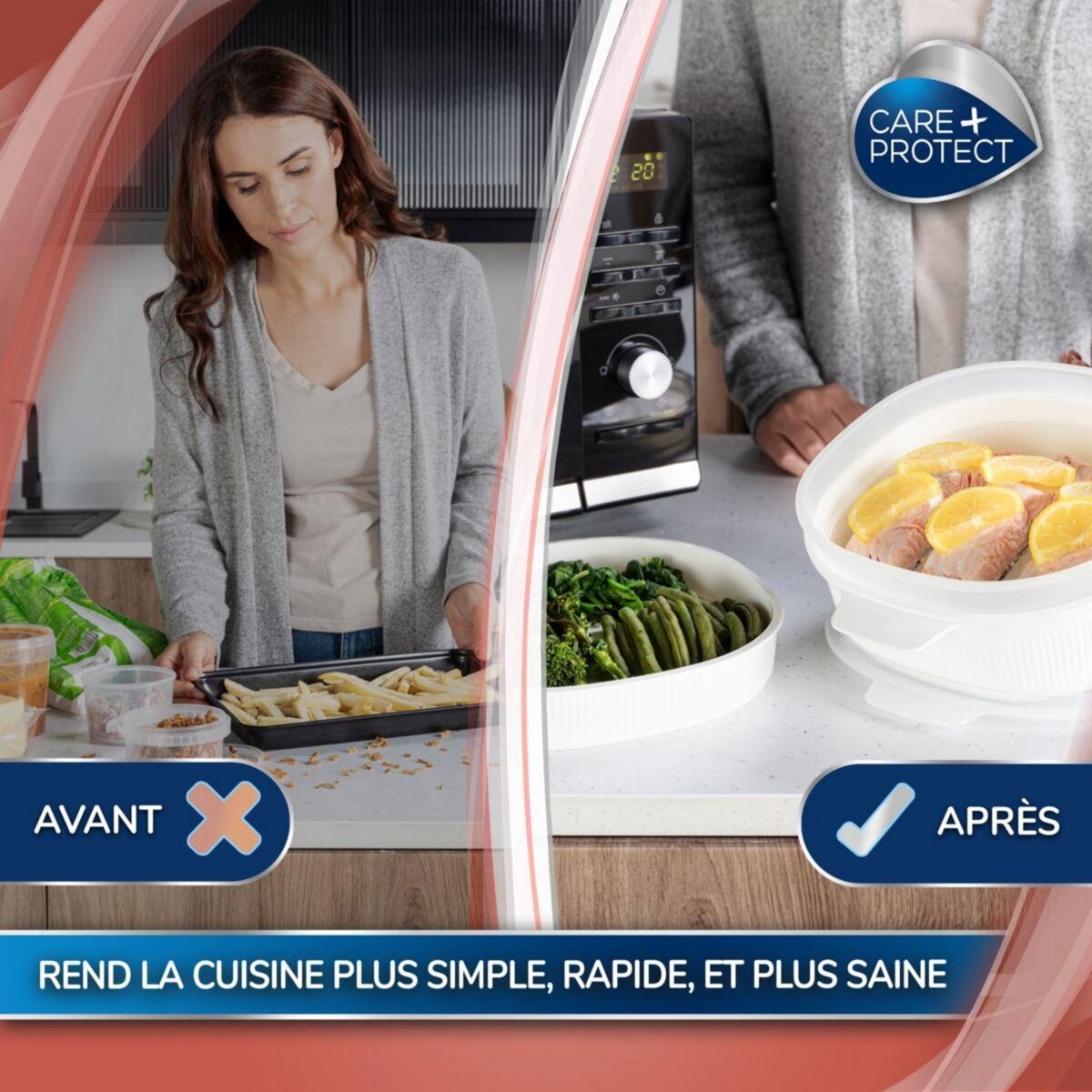 CARE PROTECT Cuiseur vapeur Cuiseur a vapeur universel
