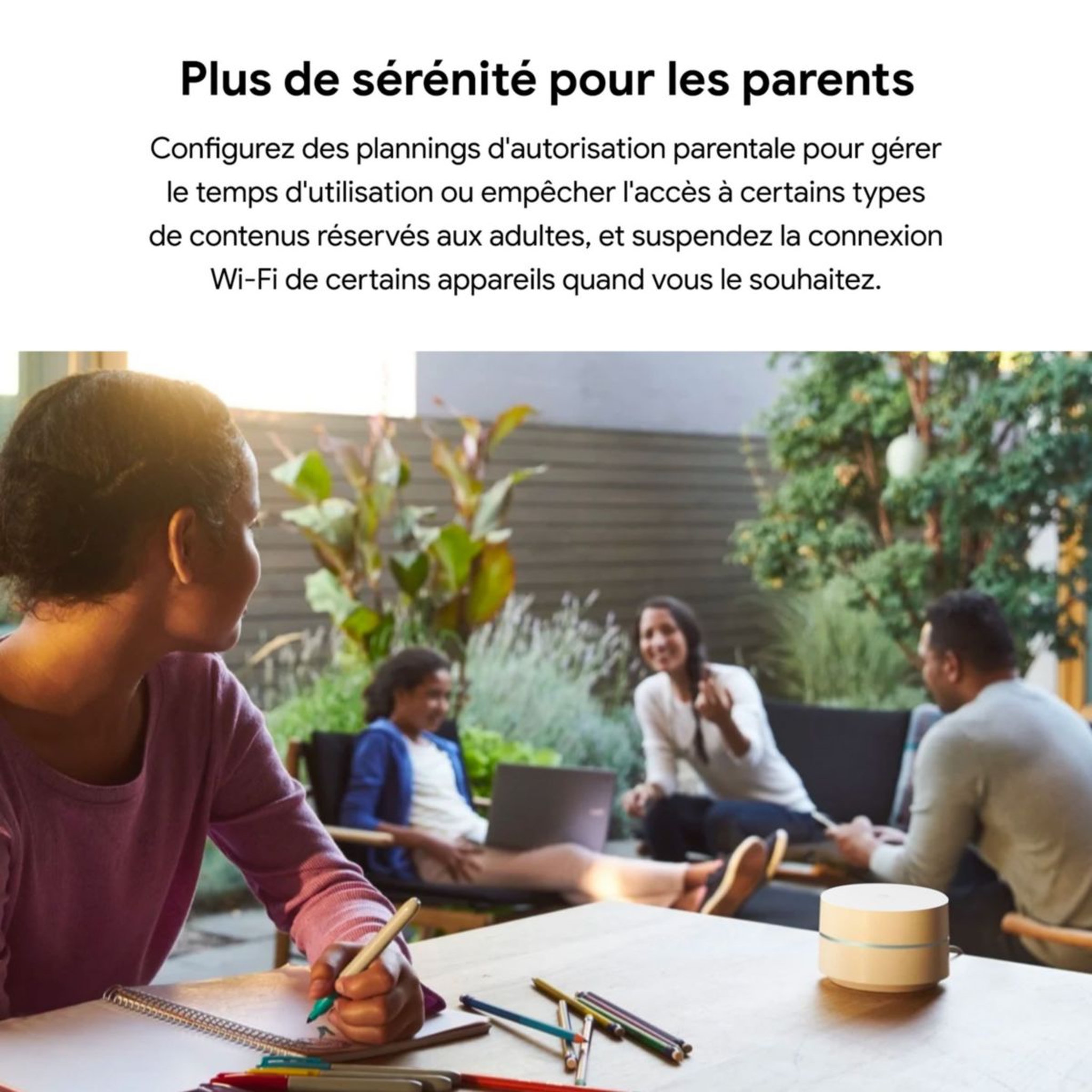 Voir la diapositive 4 : GOOGLE Routeur Wifi Mesh Wifi Routeur Pack 1