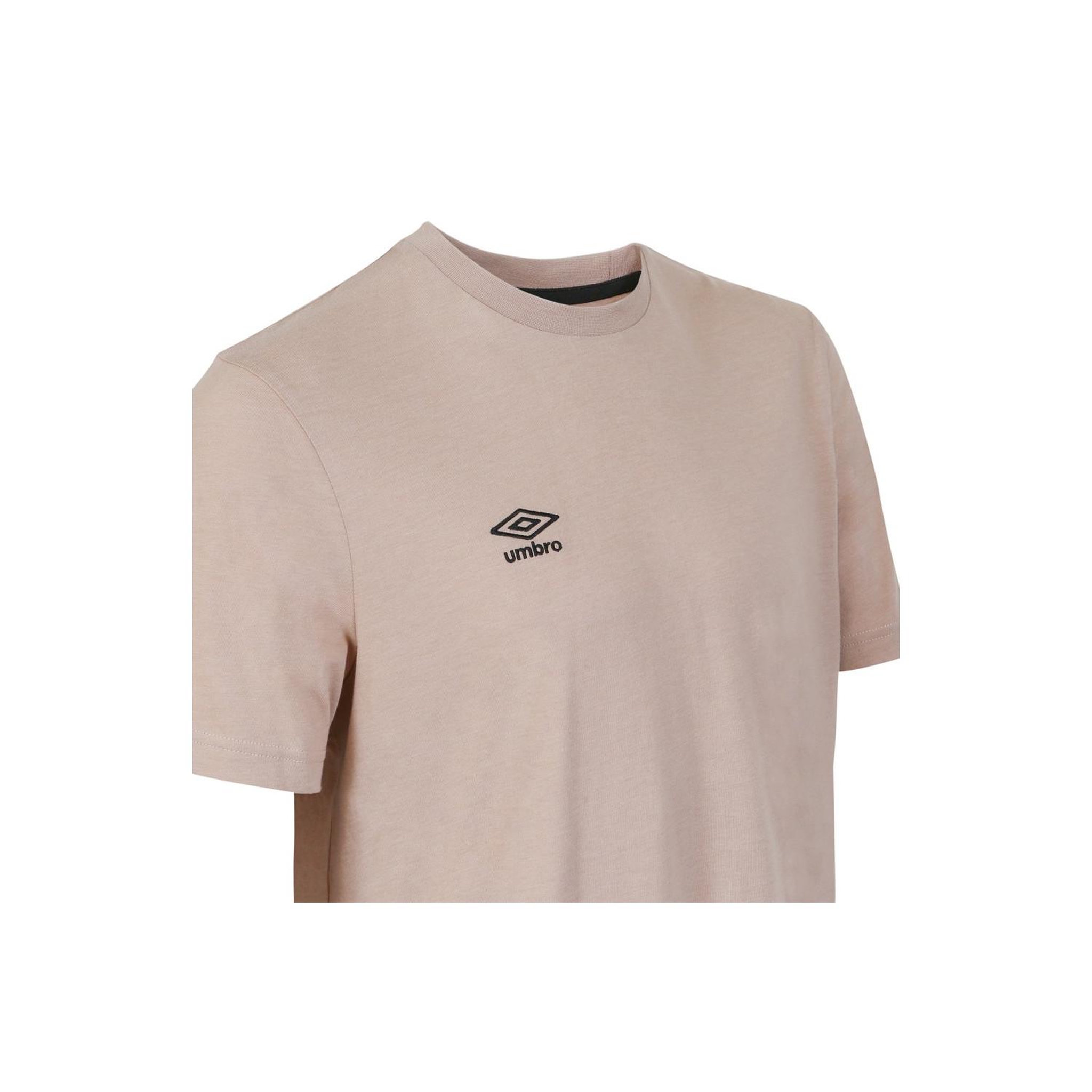 Voir la diapositive 2 : UMBRO T-shirt homme col rond regular en coton 160 gsm basic core small logo