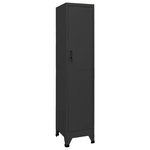 VIDAXL Armoire a casiers Anthracite 38x45x180 cm Acier