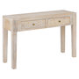 Voir la diapositive 1 : ATMOSPHERA Console 2 tiroirs en bois massif SHIREL - Beige