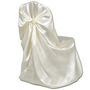 Voir la diapositive 3 : VIDAXL Housse de chaise creme pour le banquet de mariage 6 pieces