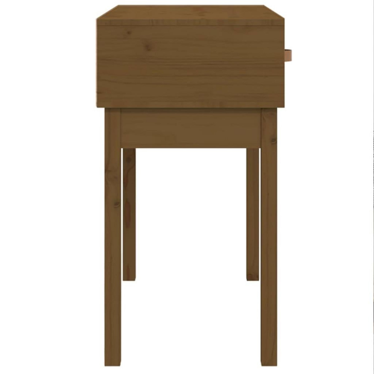VIDAXL Table console Marron miel 76,5x40x75 cm Bois massif de pin