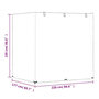 Voir la diapositive 6 : VIDAXL Housses de balancelle 2 pcs 12 œillets 220x177x220 cm PE