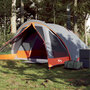 Voir la diapositive 1 : VIDAXL Tente de camping de cabine 4 personnes gris orange impermeable