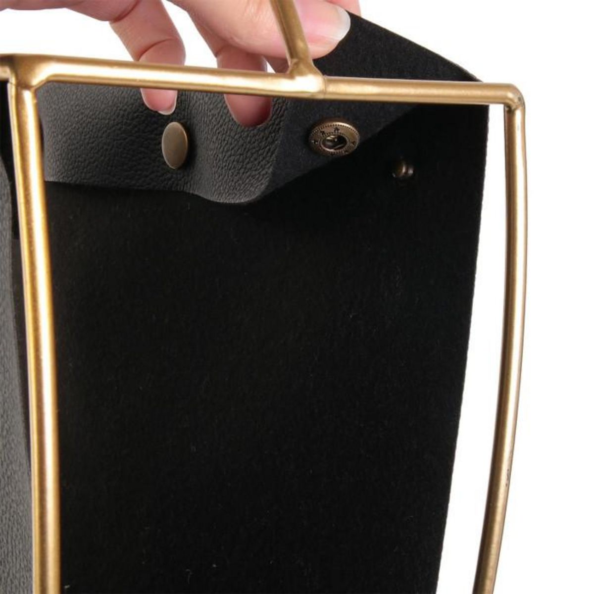 Paris Prix Porte-Revues Design  Vermont  41cm Noir & Or