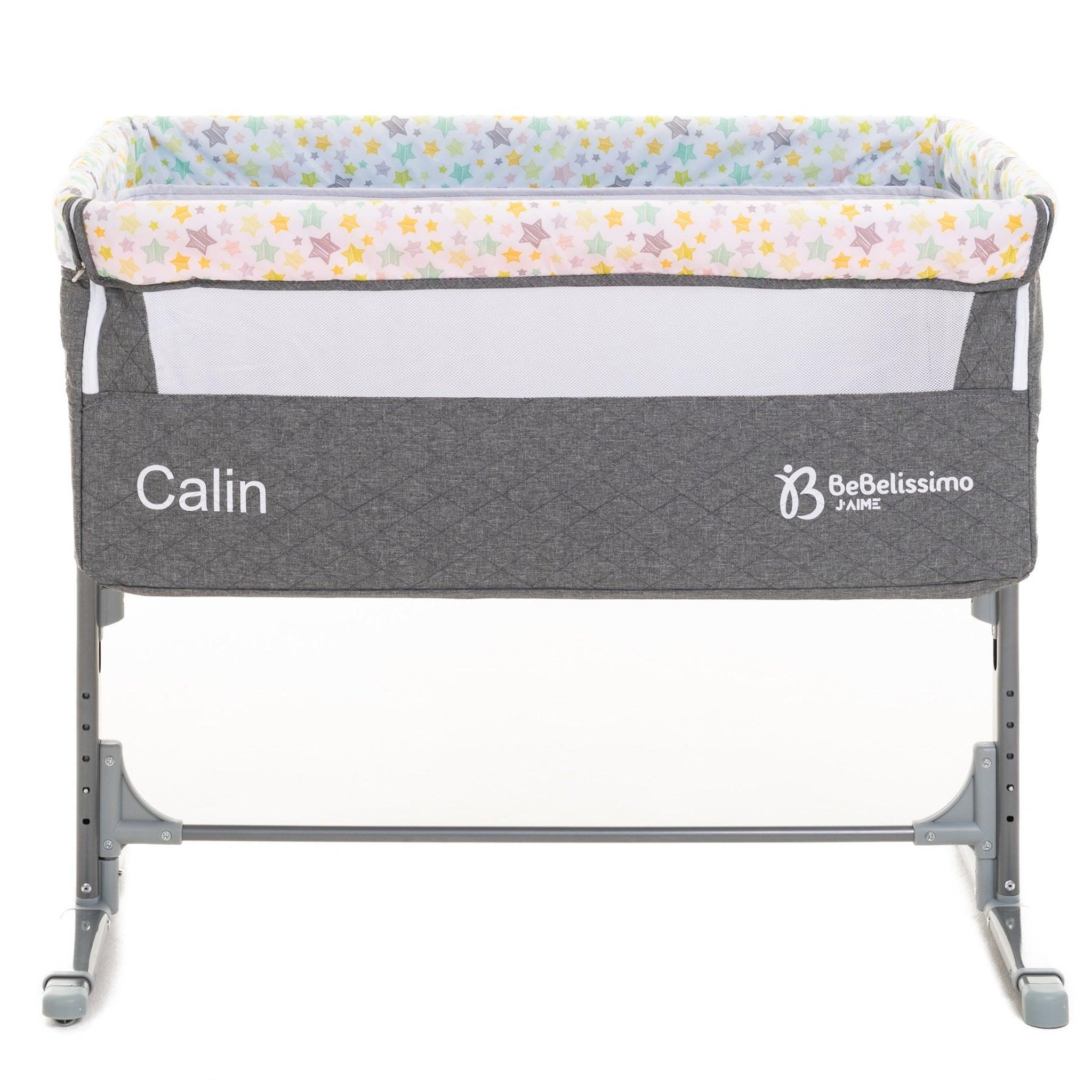 Voir la diapositive 2 : BEBELISSIMO Lit Cododo - berceau bébé - lit bébé - Calin - dès la naissannce - gris
