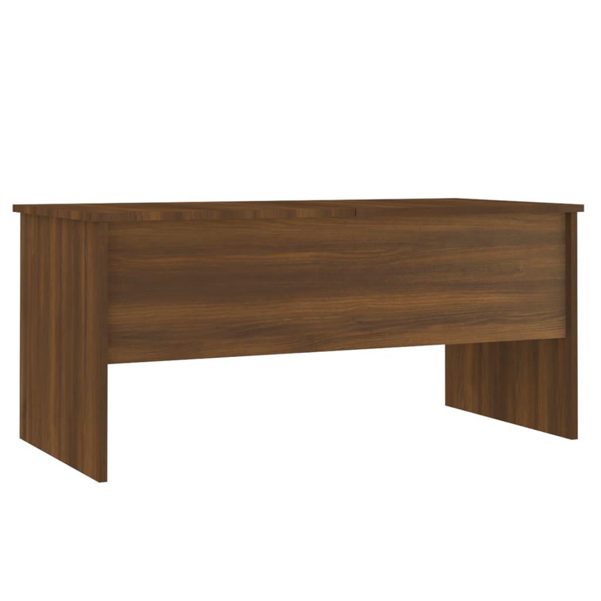 Voir la diapositive 5 : VIDAXL Table basse Chene marron 102x50,5x46,5 cm Bois d'ingenierie