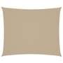 Voir la diapositive 2 : VIDAXL Voile de parasol tissu oxford rectangulaire 4x6 m beige