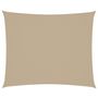 Voir la diapositive 2 : VIDAXL Voile de parasol tissu oxford rectangulaire 4x6 m beige