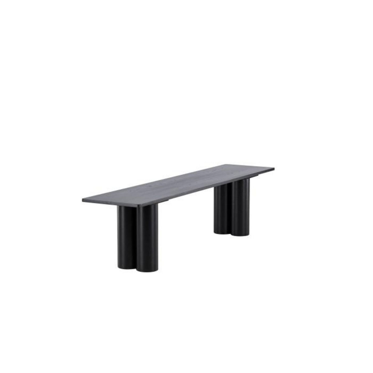 Paris Prix Banc Design  Olivia  180cm Noir