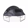 SWEEEK Trampoline 370cm filet intérieur avec pack d'accessoires + Tente de camping