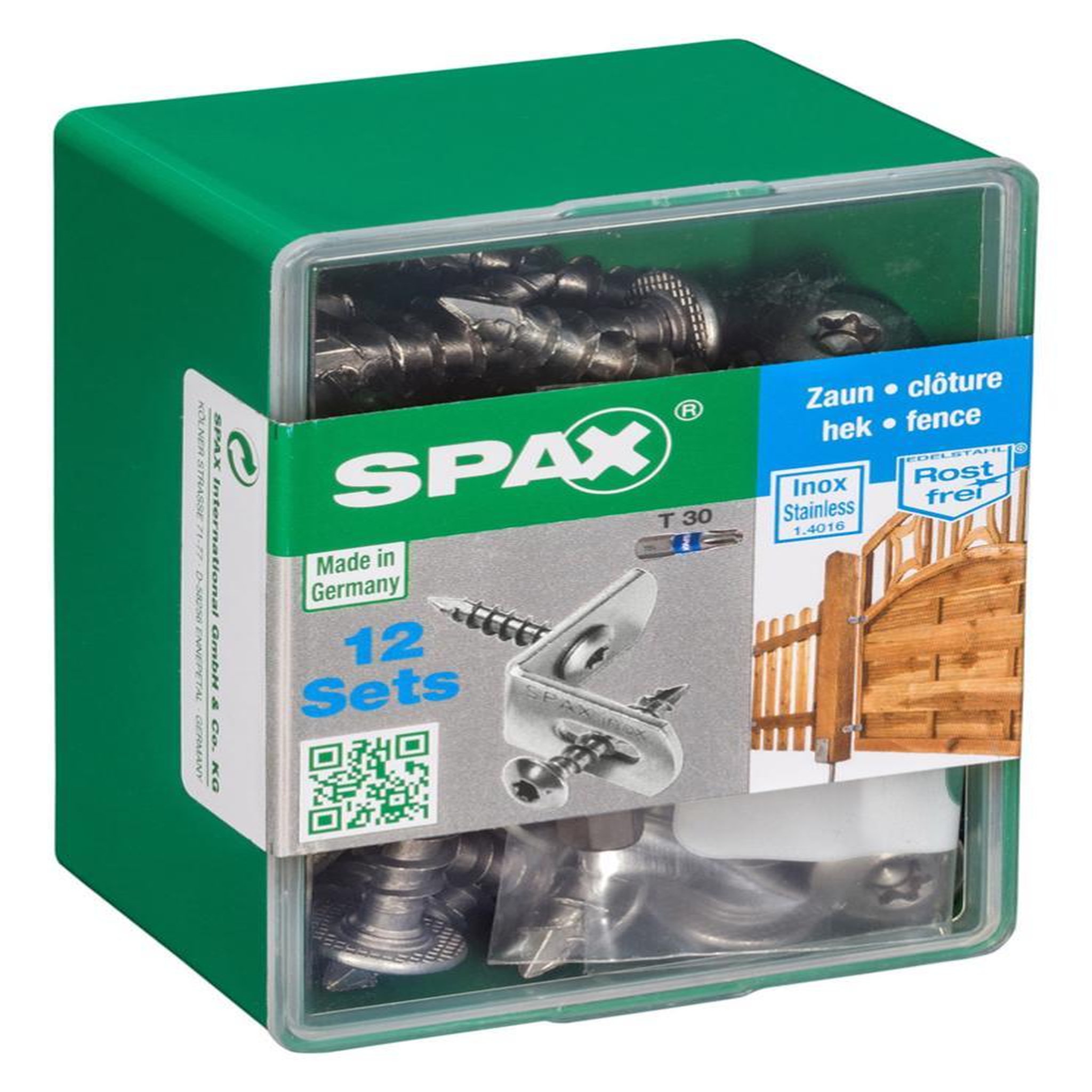 CENTRALE BRICO Lot de 12 vis inox tête fraisée bombée torx SPAX, Diam.7 mm x L.35 mm