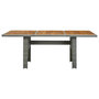 Voir la diapositive 2 : VIDAXL Table de jardin Gris clair Resine tressee et bois d'acacia