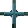 Voir la diapositive 5 : OUTSUNNY Serre de jardin tunnel serre à tomates dim. 2L x 1l x 0,8H m porte zippée enroulable bâche PE acier vert