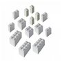  briques géantes - Pack Brick-It - couleur blanc