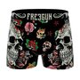 Voir la diapositive 3 : FREEGUN Lot de 4 boxers enfant Rock Skull