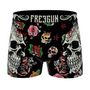 Voir la diapositive 3 : FREEGUN Lot de 4 boxers enfant Rock Skull