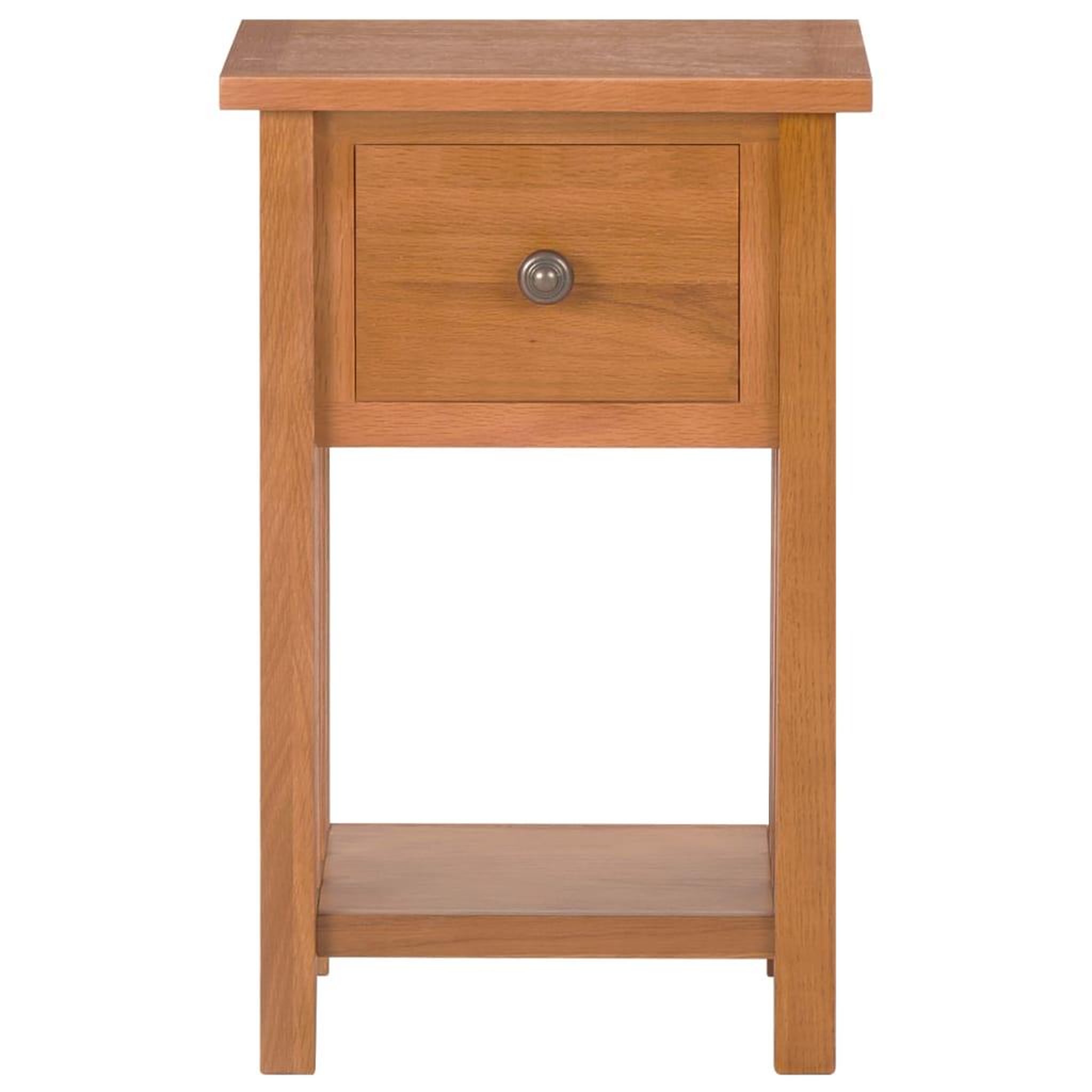 Voir la diapositive 3 : VIDAXL Table a revues avec tiroir 35x27x55 cm bois de chene solide